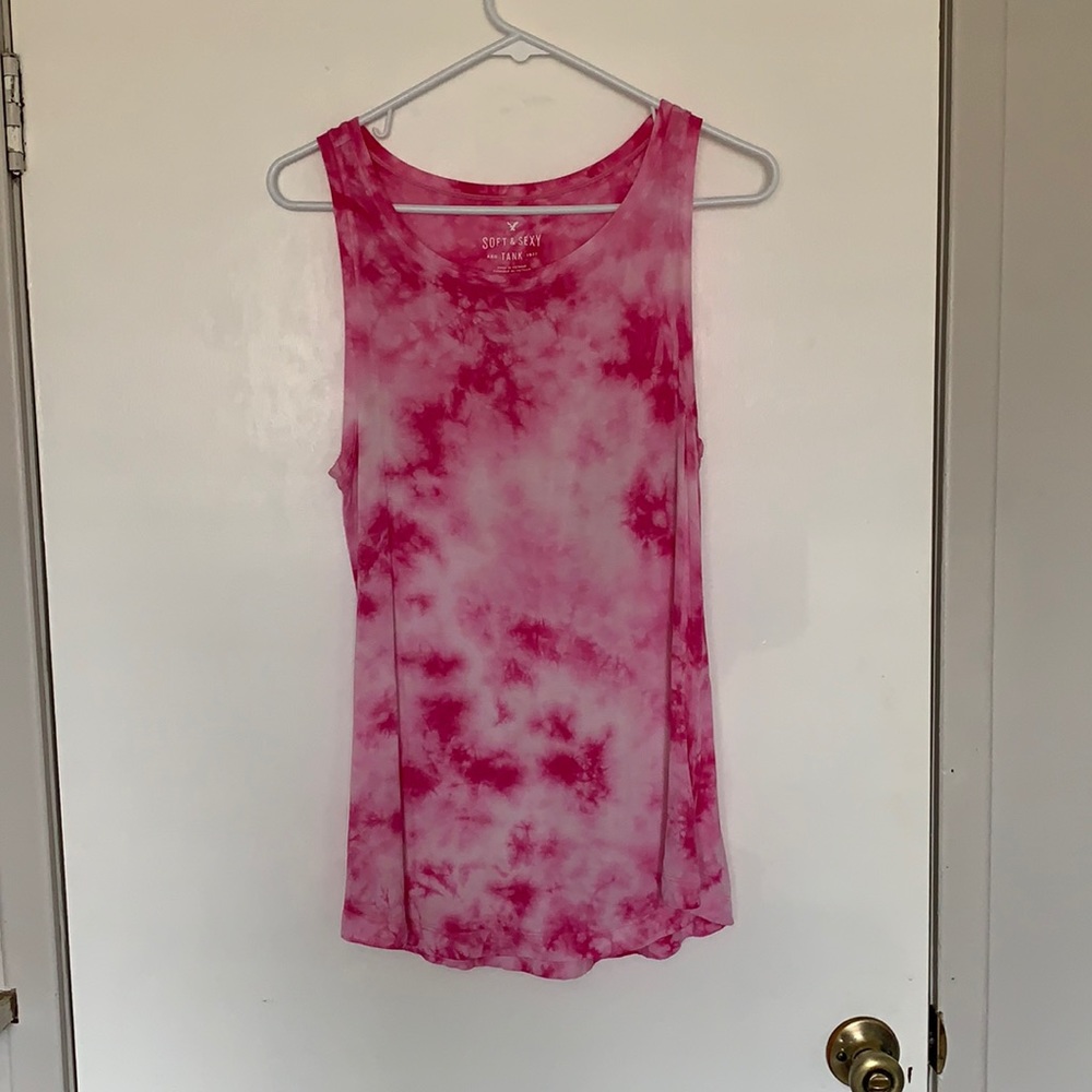 Pink Tie Dye Tank